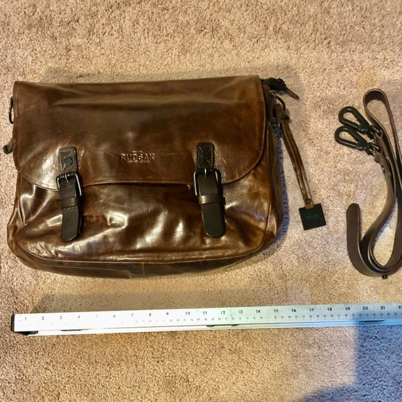 RUDSAK , RARE LAMAR COHIBA BROWN  ALL LEATHER - Picture 7 of 12